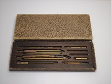 Vintage Zirkelkasten Messing